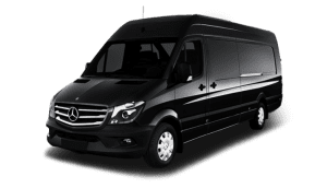 Mercedes Sprinter van to mountain limo